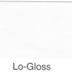Lo-gloss white color swatch